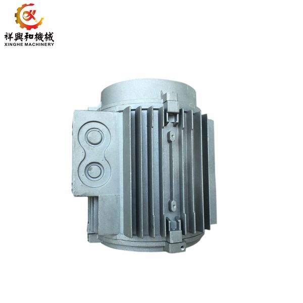 Customised aluminium die casting motor housing with blasting
