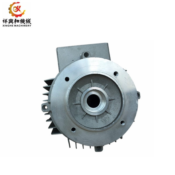 Customised aluminium die casting motor housing with blasting