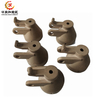 Custom brass bronze copper sand casting products with cnc machining